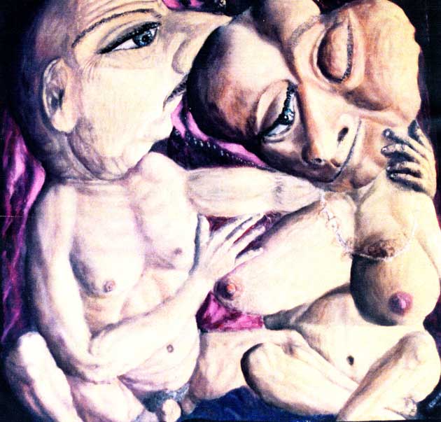 Alexander Kanevsky’s “Couple”, which stirred forth the US scandal on Art and Ideology in August 2000.